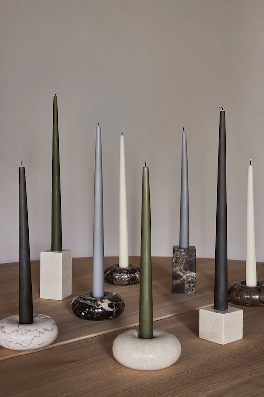 OYOY set de lumânări Fukai Candles L 2-pack L301382 bej AA00