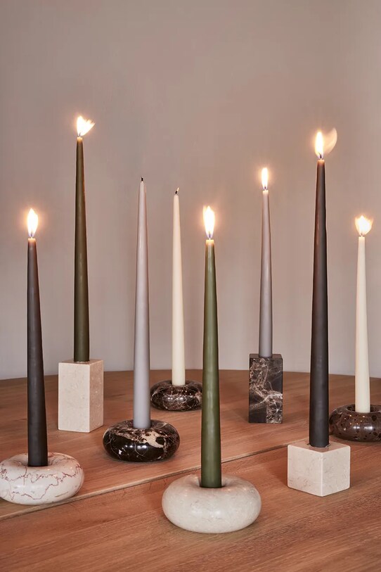 OYOY set de lumânări Fukai Candles L 2-pack L301385 verde AA00