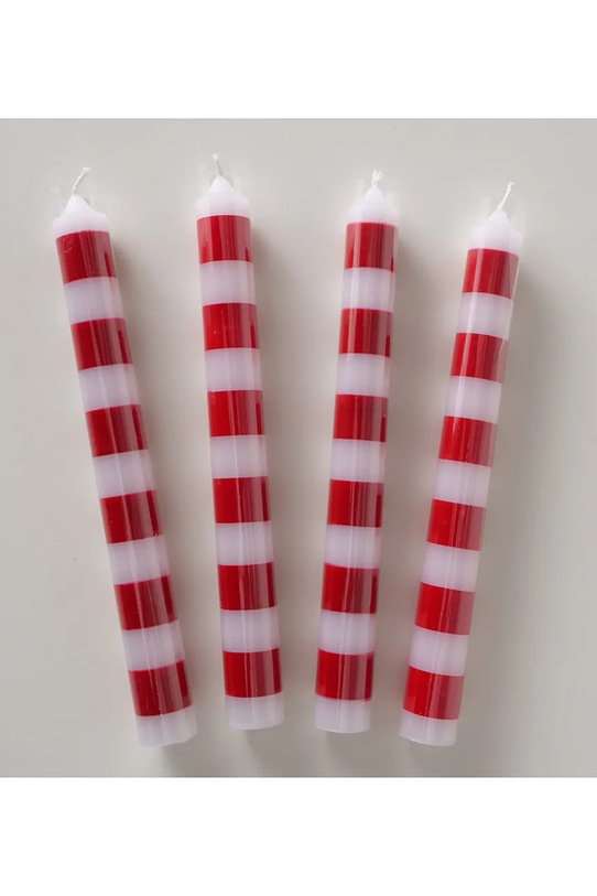 Boltze świeca dekoracyjna 20 cm 4-pack czerwony 2051293