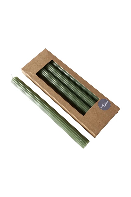 Boltze świeca dekoracyjna 25 cm 4-pack zielony 2048495