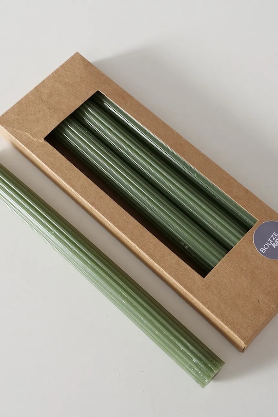 Dekorativna sveča Boltze 25 cm 4-pack 2048495 zelena AA00