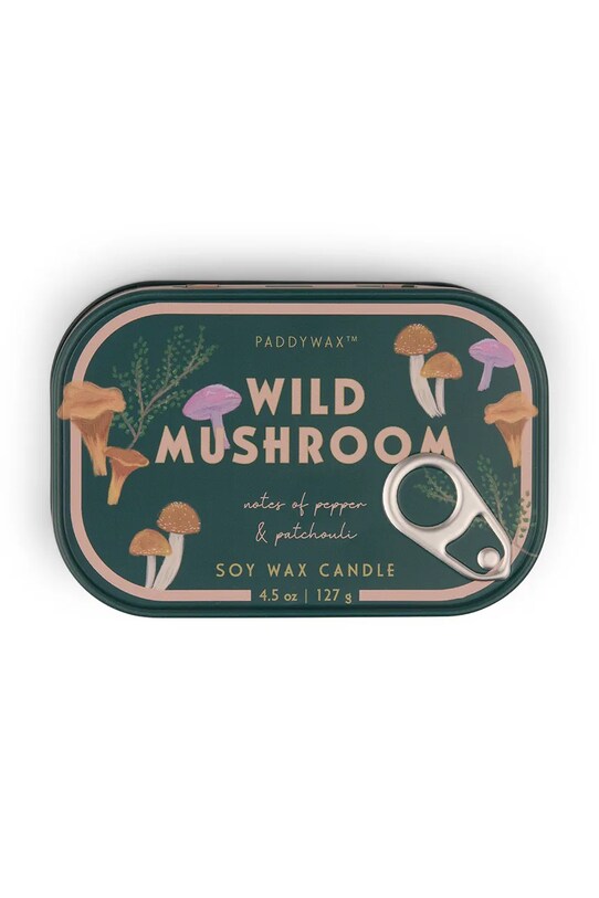 Домашнє SPA Ароматична соєва свічка Paddywax Bistro Candle In A Tin, Wild Mushroom 127 g BIS0404EU барвистий