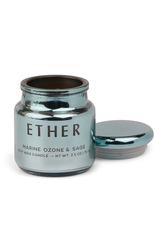 Vonná sójová sviečka Paddywax Marine Ozon & Sage 71 g CHR0203EU tyrkysová AA00