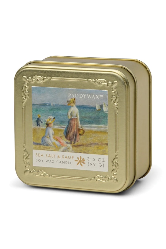 Vonná sójová svíčka Paddywax Impressionist, Renoir ' Figures on the Beach' 99 g vícebarevná IMP0305EU