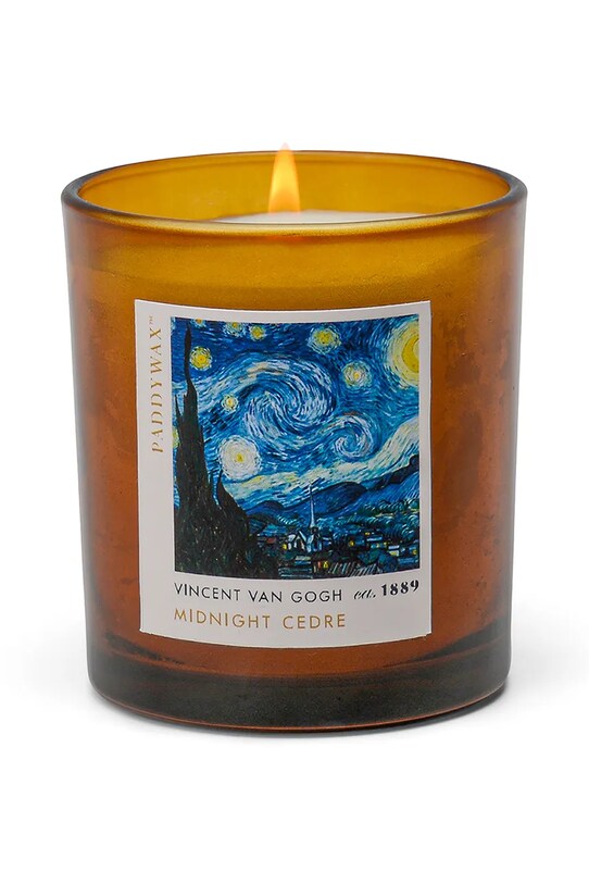 Paddywax illatgyertya szójaviaszból Impressionist, Van Gogh ' The Starry Night' 170 g barna IMP0602EU