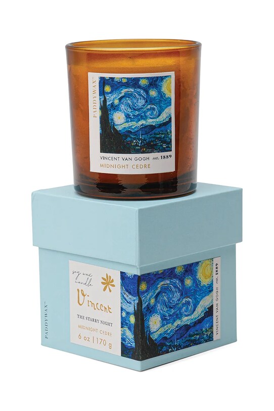 Paddywax illatgyertya szójaviaszból Impressionist, Van Gogh ' The Starry Night' 170 g IMP0602EU barna AA00