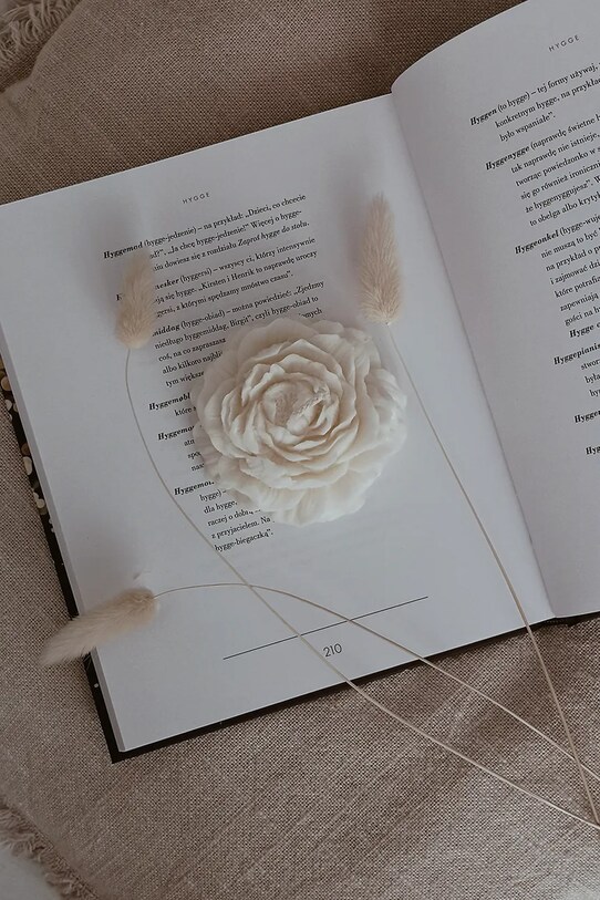 Temida dekor gyertya Peony 70 g 5908451651091 bézs AA00