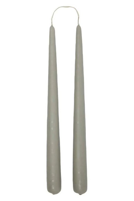 Ozdobná sviečka OYOY Fukai Candles M 2-pak sivá L301379