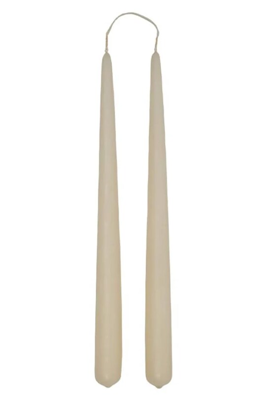 Ozdobná sviečka OYOY Fukai Candles M 2-pak béžová L301378