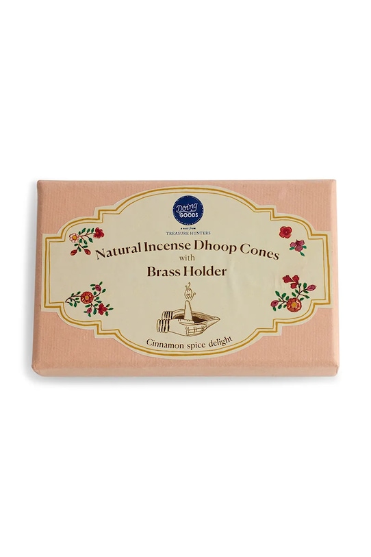 Набір підставка для пахощів із конусоподібними пахощами Doing Goods Incense Cones Giftset жовтий 1.20.30.045.099.4