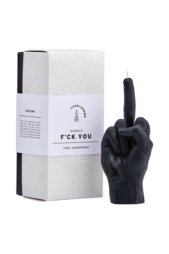 Home SPA CandleHand lumânare decorativă F*ck you 380 g fck.black negru