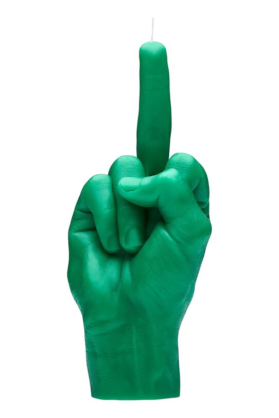 CandleHand świeca dekoracyjna F*ck you 380 g zielony fck.green