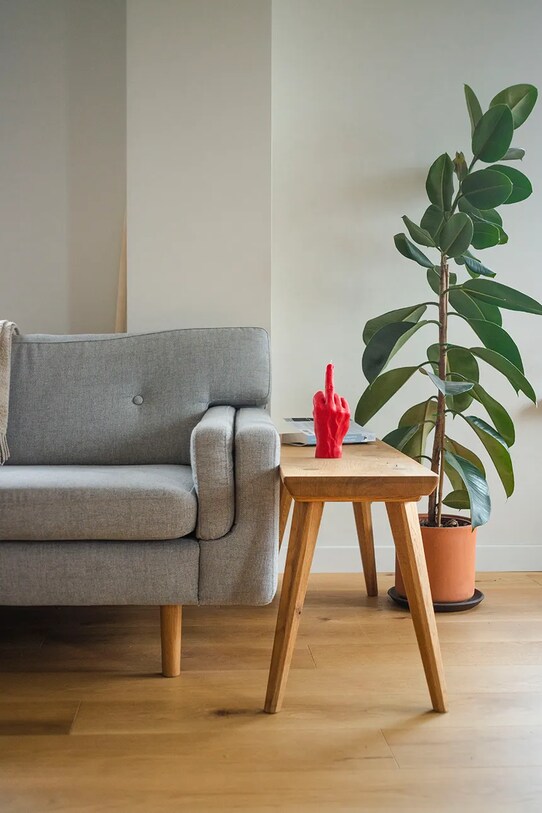 CandleHand świeca dekoracyjna F*ck you 380 g czerwony fck.red