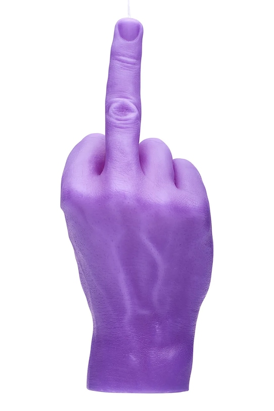 CandleHand świeca dekoracyjna F*ck you 380 g fck.purple fioletowy AA00