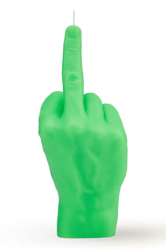 CandleHand świeca dekoracyjna F*ck you 380 g. fck.fl.green zielony AA00