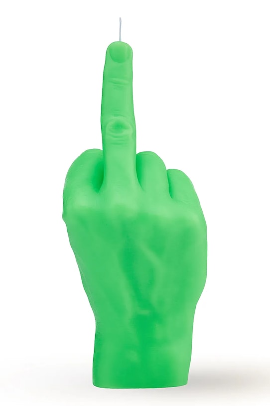 CandleHand lumânare decorativă F*ck you 380 g. fck.fl.green verde AA00