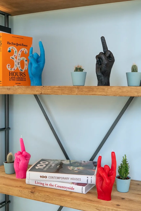 CandleHand świeca dekoracyjna You Rock 310 g niebieski rck.blue