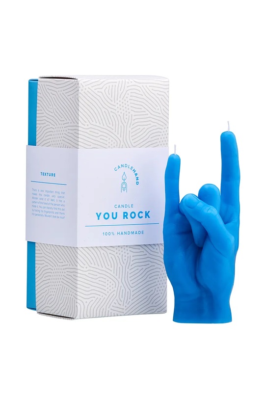 Home SPA CandleHand świeca dekoracyjna You Rock 310 g rck.blue niebieski