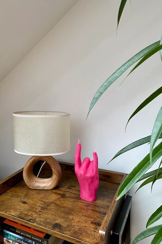 CandleHand świeca dekoracyjna You Rock 310 g różowy rck.pink