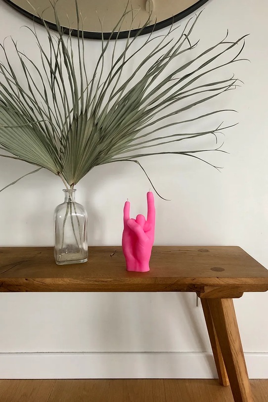 CandleHand świeca dekoracyjna You Rock 310 g rck.pink różowy