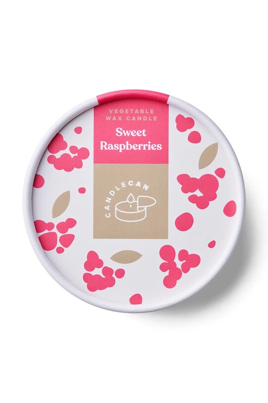 Ароматизированная свеча CandleCan Sweet Raspberries Candle 290 g can.raspberries розовый AA00