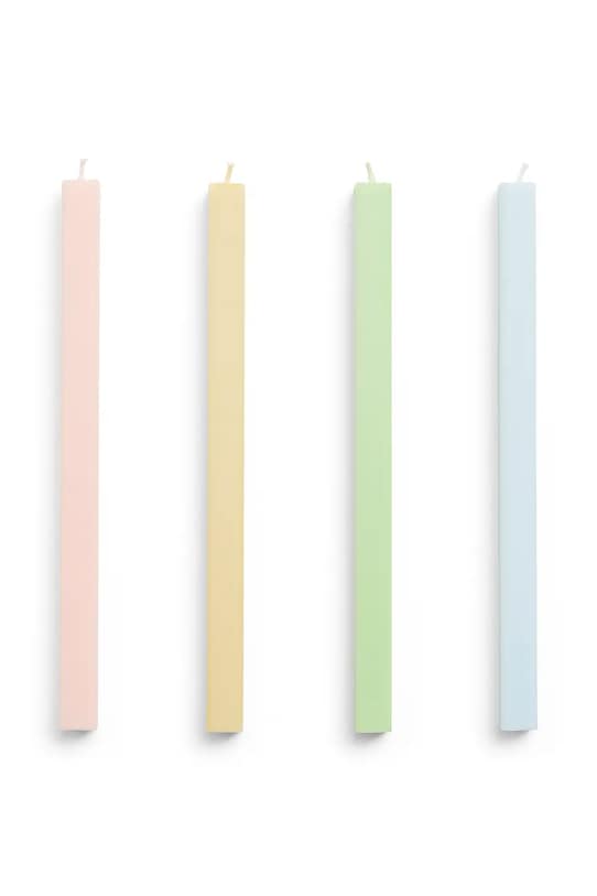 HAY zestaw świec Square 2,2 x 24 cm 4-pack multicolor AE729.D811