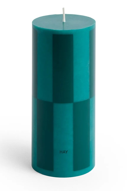 HAY świeca dekoracyjna Column Candle 6,5 x 15 cm turkusowy AB401.A601.AU39