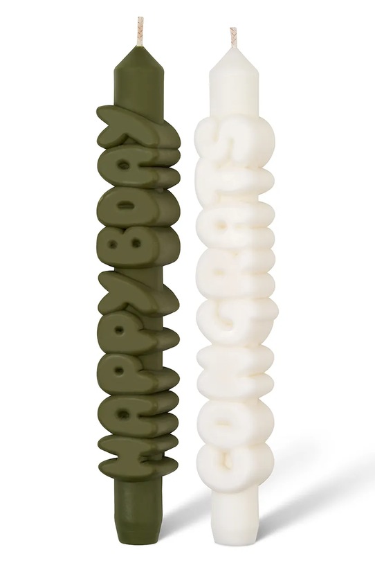 CandleHand zestaw świec B-Day Set 23 cm 2-pack multicolor tp.set.bd.1