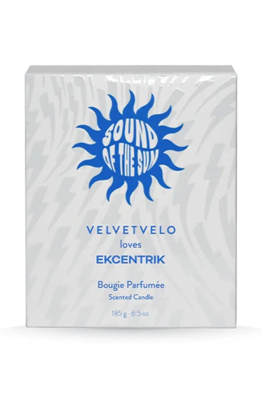 Doplňky Vonná svíčka VELVETVELO Sound Of The Sun 185 g SSUNXXBOU bílá