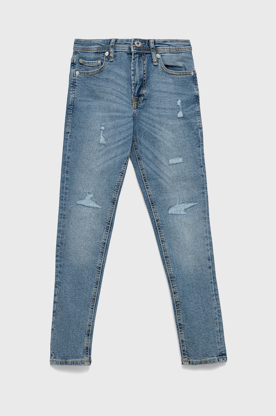 Dětské rifle Jack & Jones modrá 12206361.BlueDenim