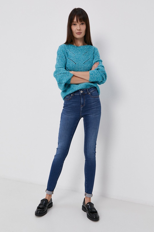 Noisy May Jeansy 27016460 niebieski AA00