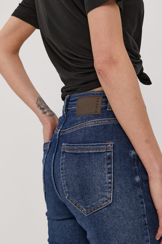 Džíny Pieces modrá 17095094