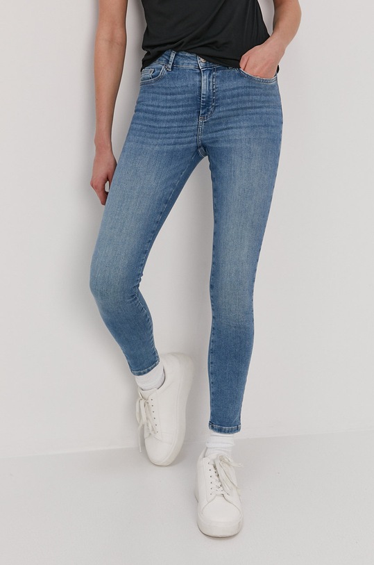 Pieces Jeansy 17097301 niebieski AA00