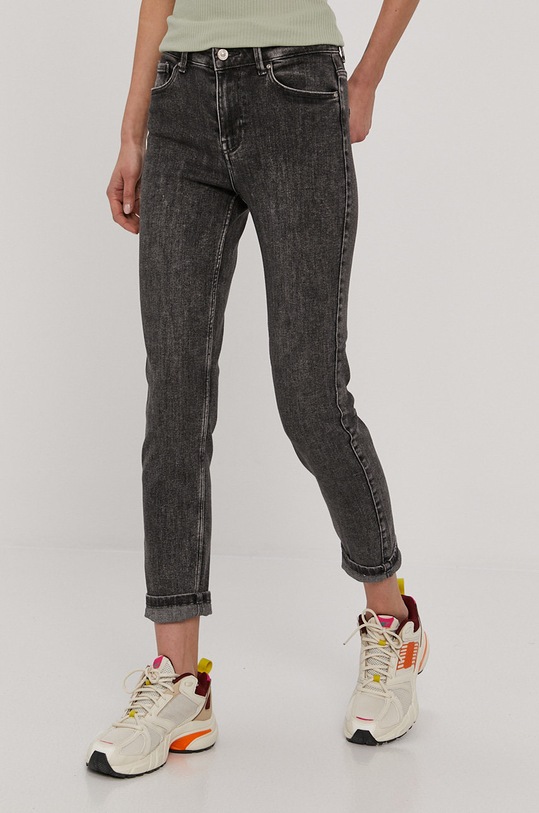 Pieces Jeansy Planet friendly szary 17106392