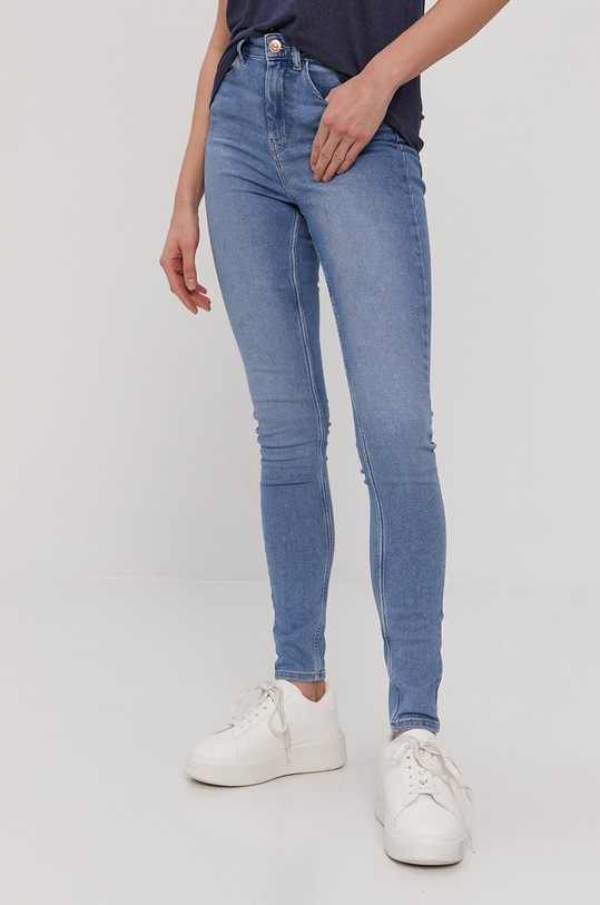 Pieces Jeansy niebieski 17111841