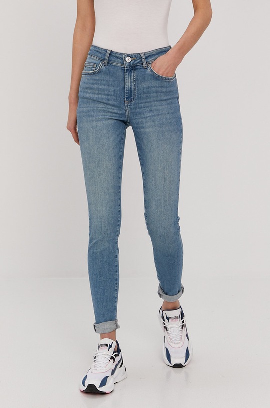Pieces Jeansy Planet friendly niebieski 17113470