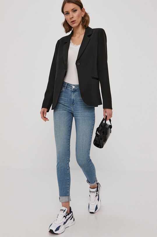 Pieces Jeansy 17113470 niebieski AA00