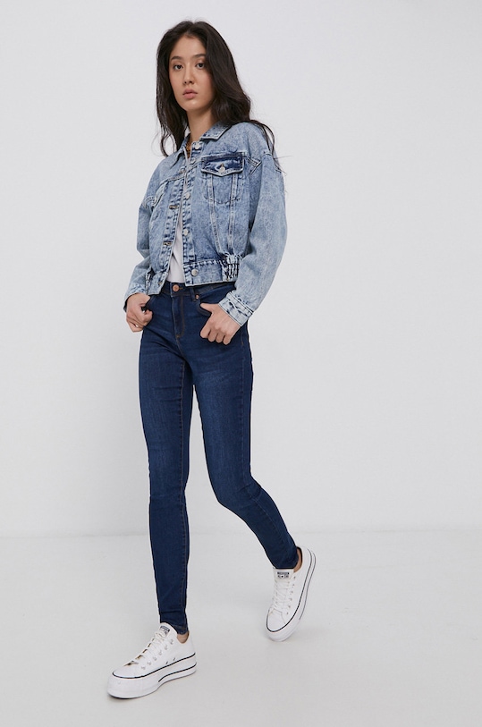 Vero Moda Jeansy Planet friendly granatowy 10251657