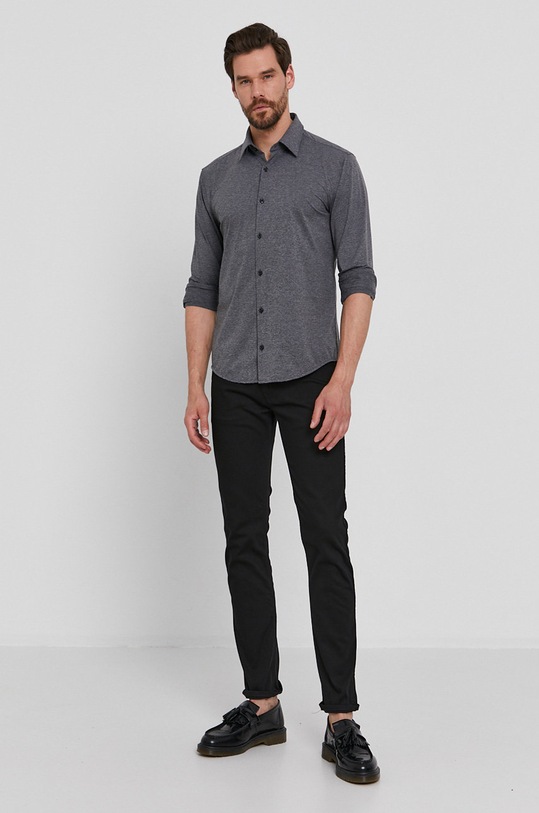 Τζιν παντελόνι Hugo 50449224.NOS μαύρο AA00