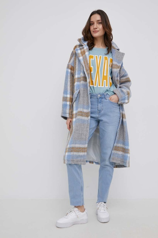 Pieces jeansy Pcluna 17120953.LightBlueD niebieski AA00