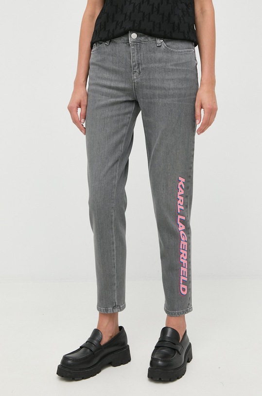 Karl Lagerfeld jeansy 225W1108 szary 225W1108