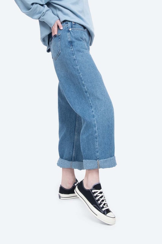 Wood Wood cotton jeans Ilo Jeans 12011305.7046 blue