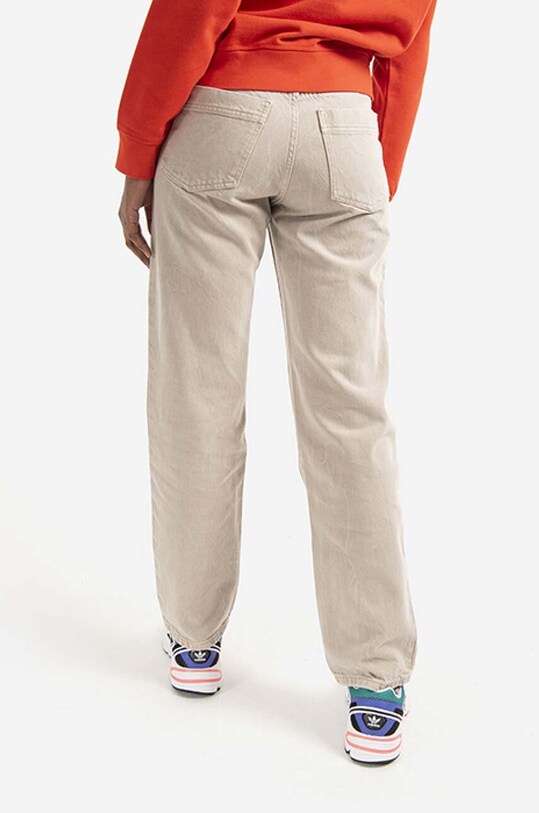 Одежда Хлопковые джинсы Wood Wood Ilo Rigid Denim 12211305.7051 бежевый