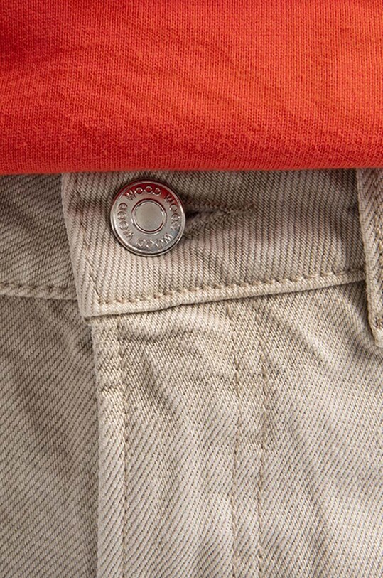Хлопковые джинсы Wood Wood Ilo Rigid Denim бежевый 12211305.7051