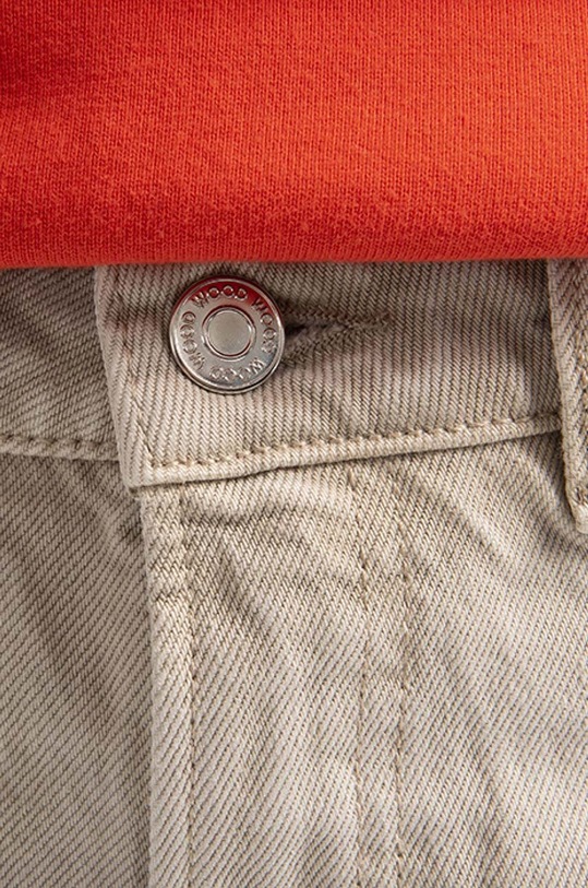 Bavlněné džíny Wood Wood Ilo Rigid Denim béžová 12211305.7051
