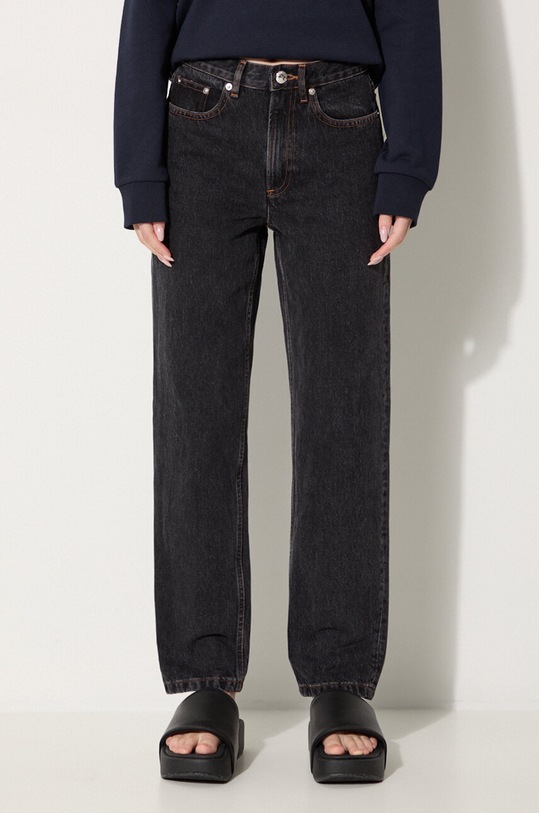 Τζιν παντελόνι A.P.C. μαύρο COFBV.F09122