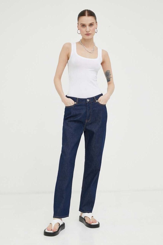Samsoe Samsoe jeansy F22400106 granatowy AA00