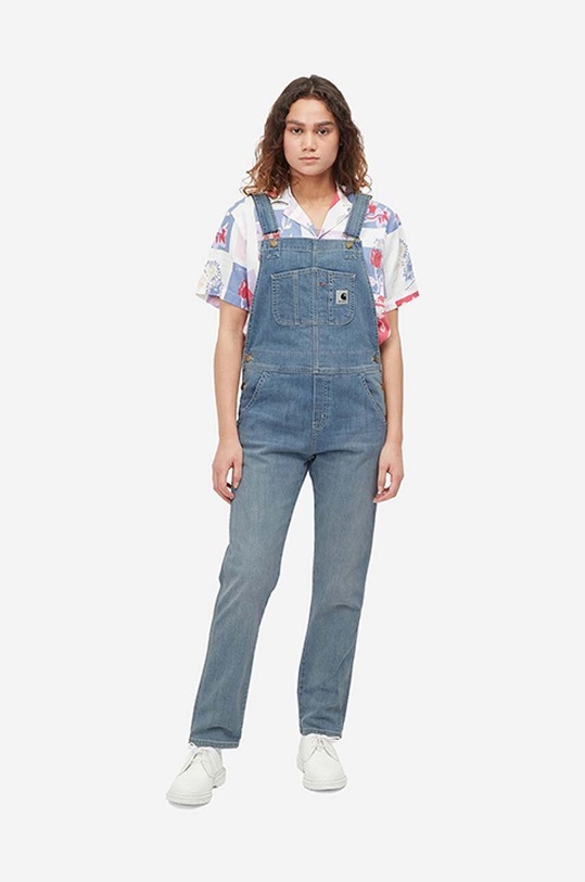 Carhartt WIP denim overalls Bib Overall blue I028638.BLUE.LIGHT