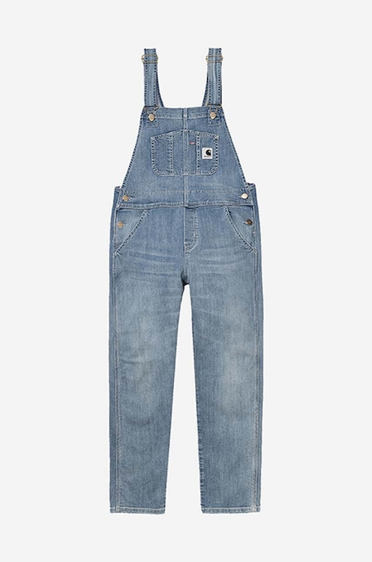 Clothing Carhartt WIP denim overalls Bib Overall I028638.BLUE.LIGHT blue
