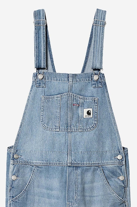 Carhartt WIP denim overalls I031250 blue